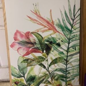 Beautiful floral canvas